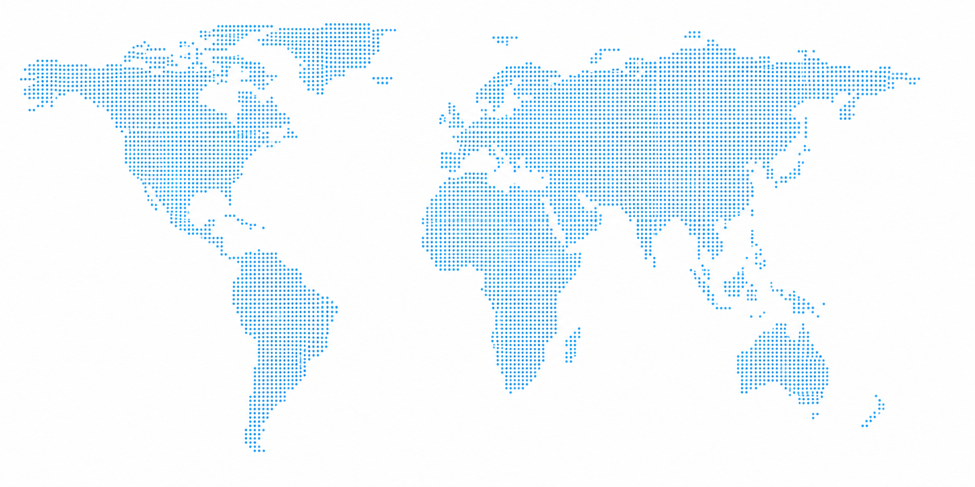 World map showing Akin Global offices